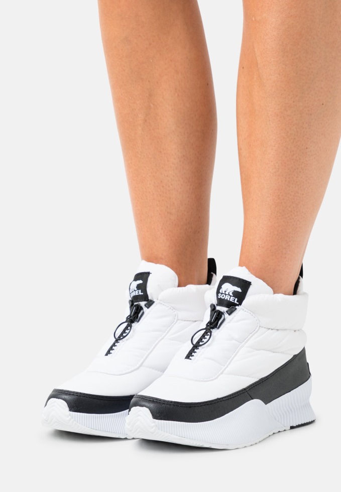 Out About Puffy Zip Winterboots Sorel Schweiz Weiß/schwarz