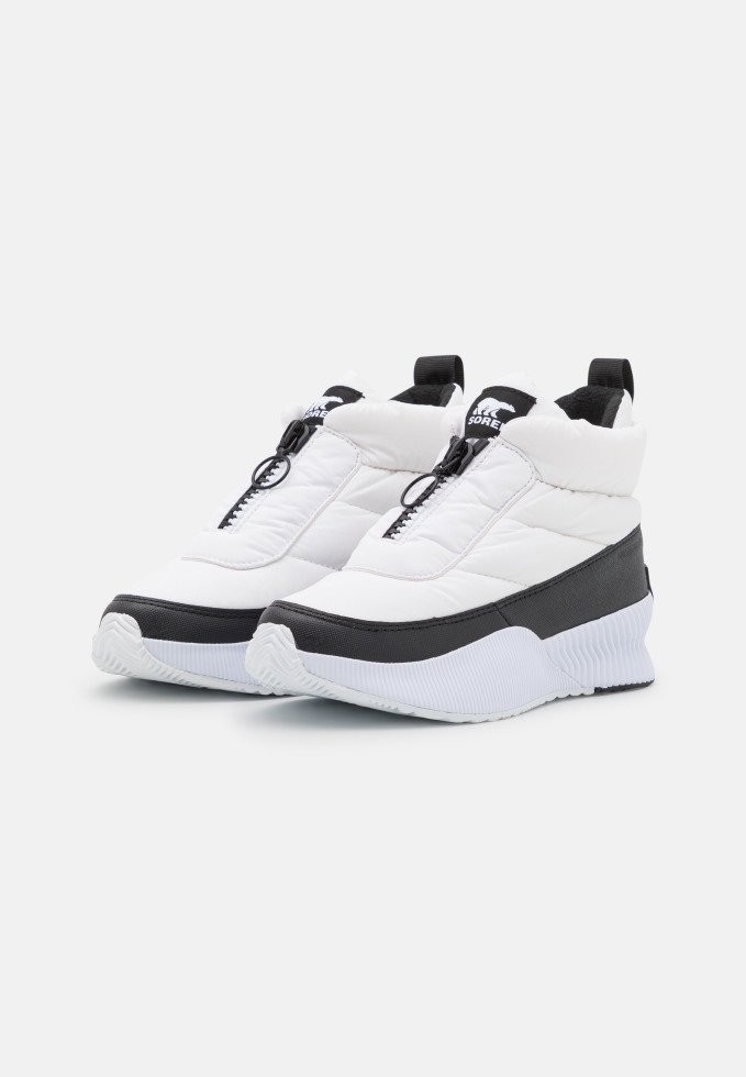 Out About Puffy Zip Winterboots Sorel Schweiz Weiß/schwarz