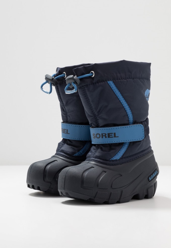 Collegiate Navy/atmosphere Sorel Switzerland Flurry Unisex Winterstiefel Für Kinder