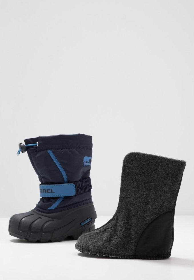 Collegiate Navy/atmosphere Sorel Switzerland Flurry Unisex Winterstiefel Für Kinder