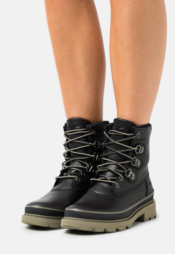 Schwarz/salbei Lennox Street Boot Schnürstiefeletten Sorel Switzerland