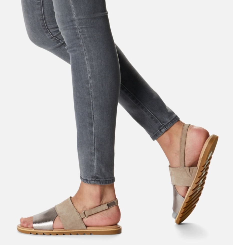 Aschbraun-kreide Damen-slingback-sandale Ella Ii Sorel Schweiz