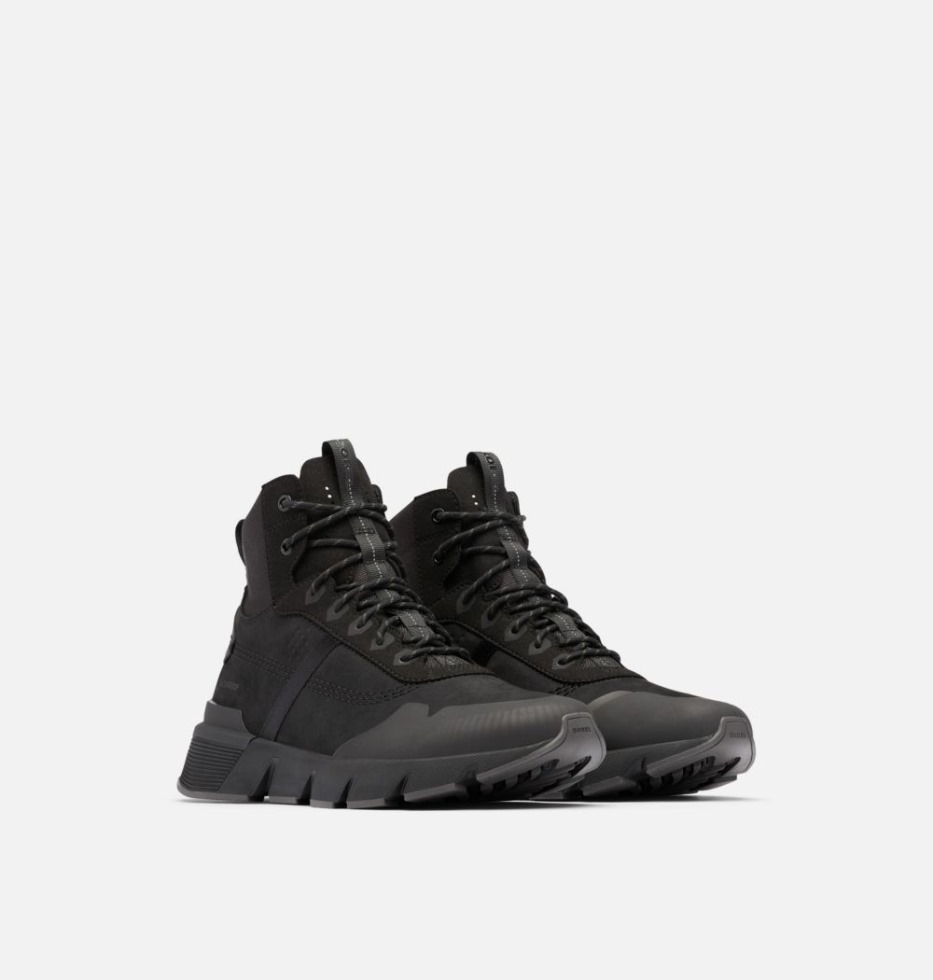 Schwarz-schwarz Sorel Schweiz Herren Kinetic Rush Halbschuhe