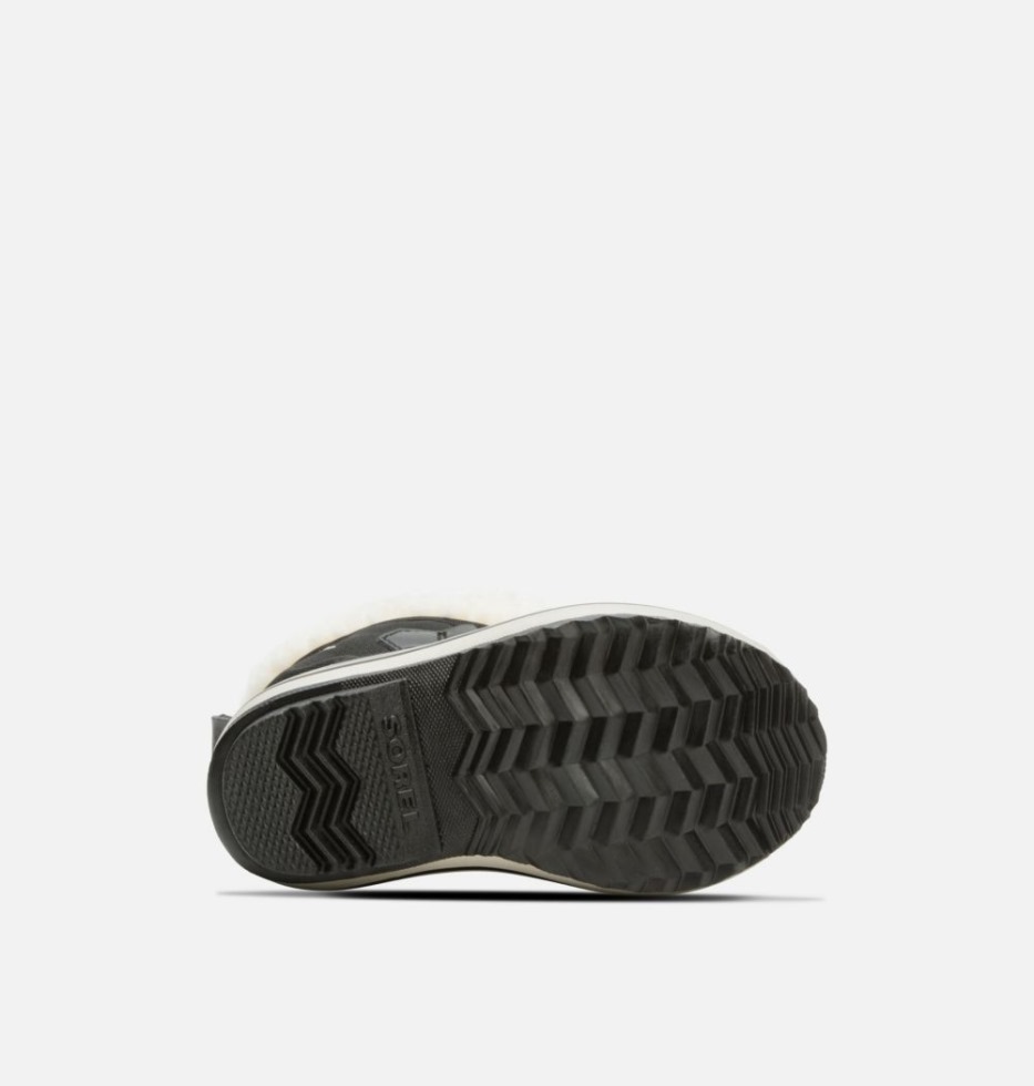 Schwarze Kinder Yoot Pac Nylonstiefel Sorel Schweiz