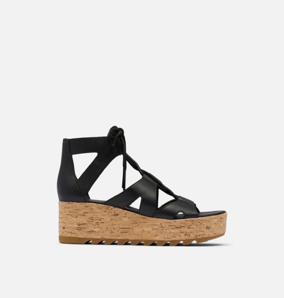 Black-gum 2 Cameron Flache Keilsandalen Aus Spitze Für Damen Sorel Schweiz
