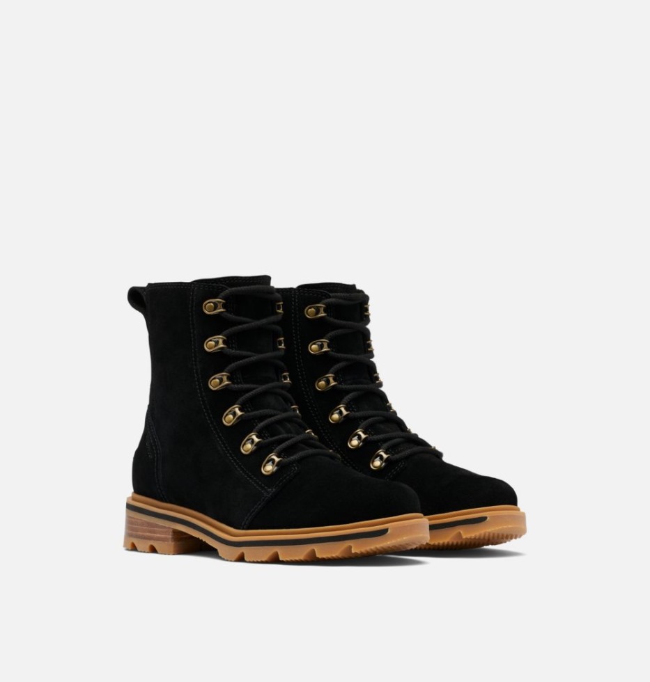 Black-gum 2 Lennox Schnürstiefel Für Damen Sorel Schweiz