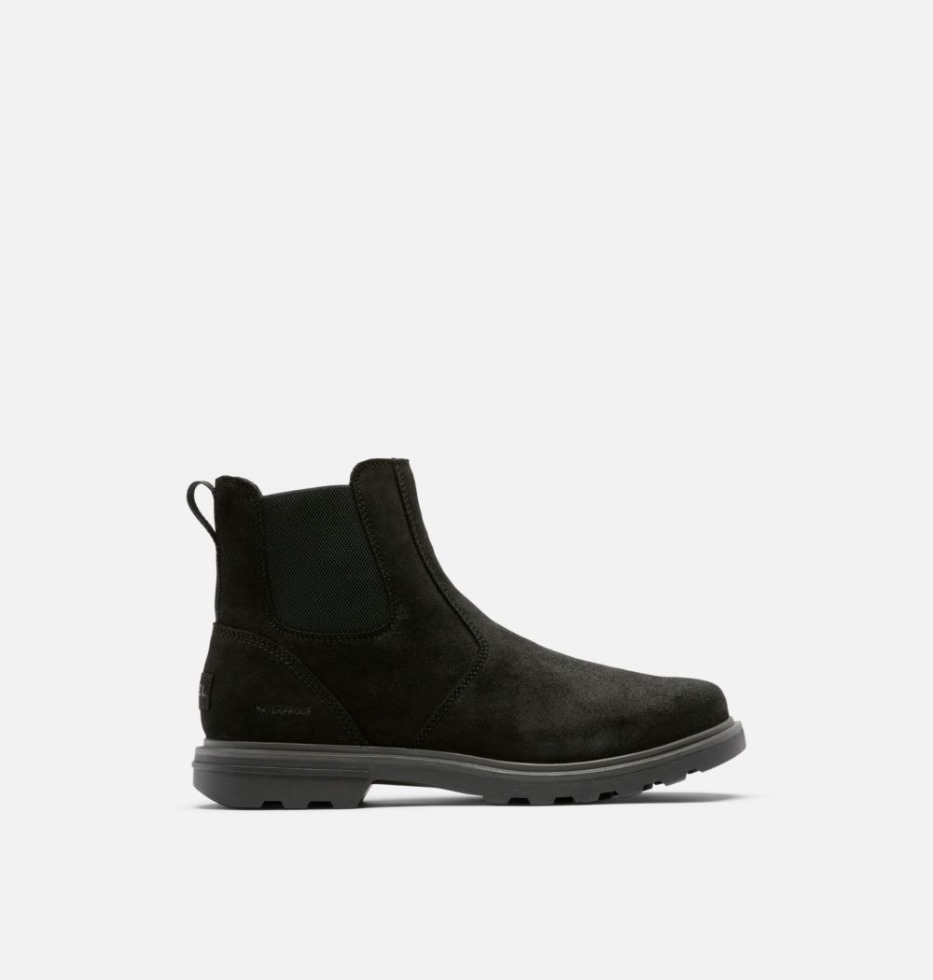 Black-jet Sorel Schweiz Carson Chelsea Boot Für Herren