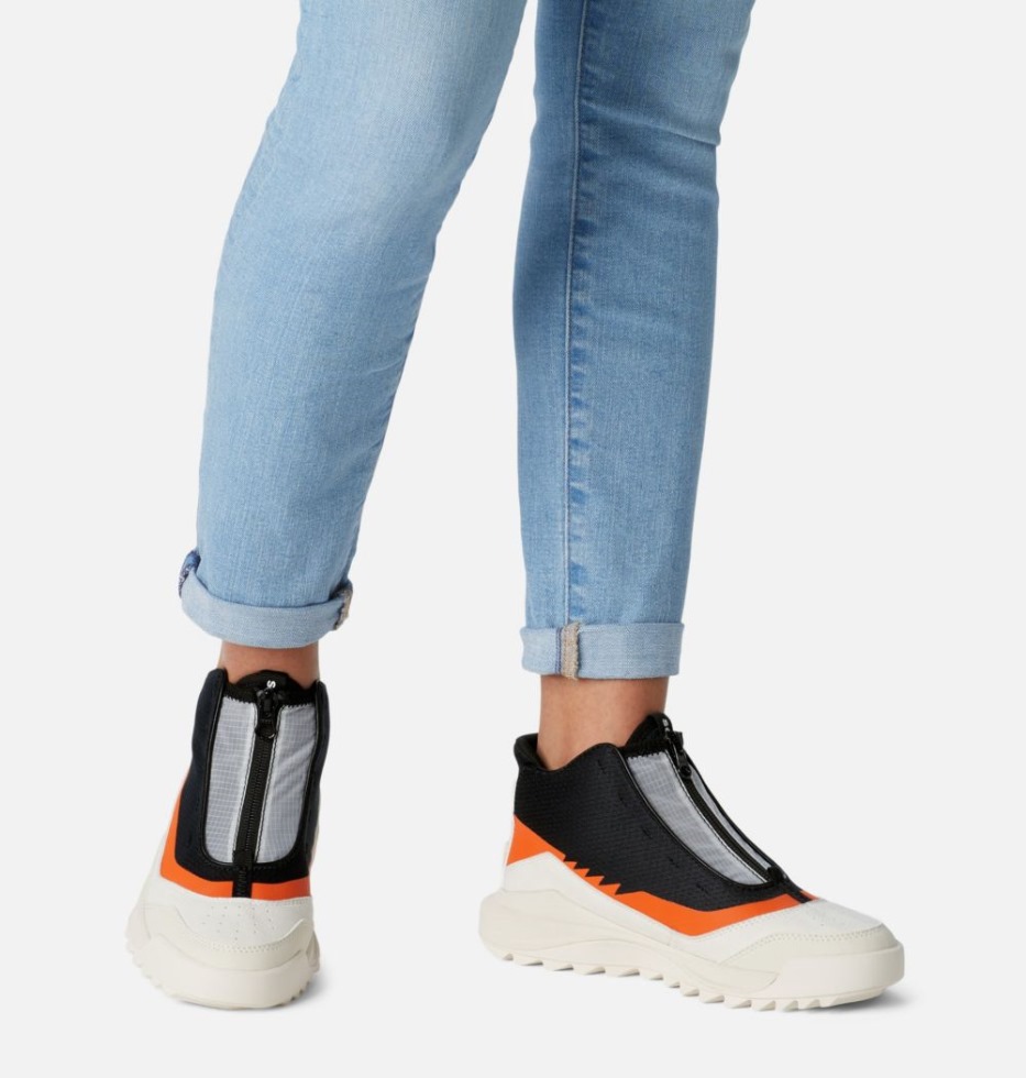 Black-Jet Sorel Schweiz Ona 718 Mid Sneaker Für Damen