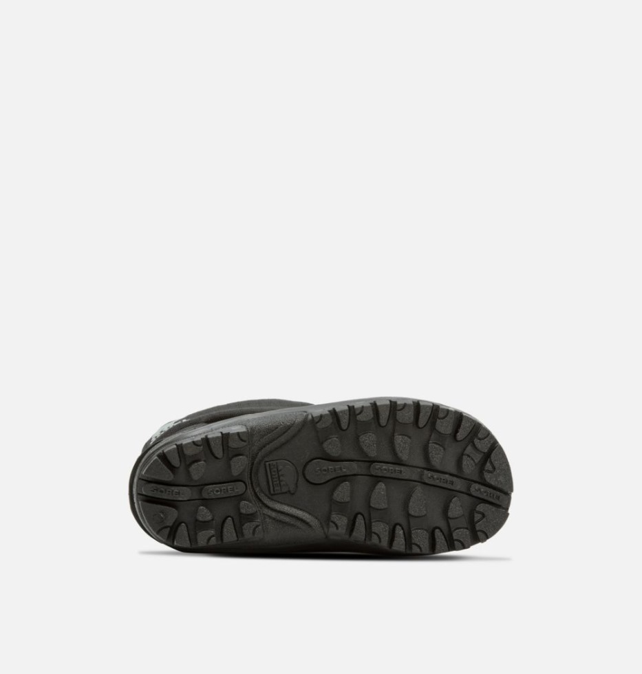 Schwarz-hellgrau Sorel Switzerland Kinder Super Trooper Boot