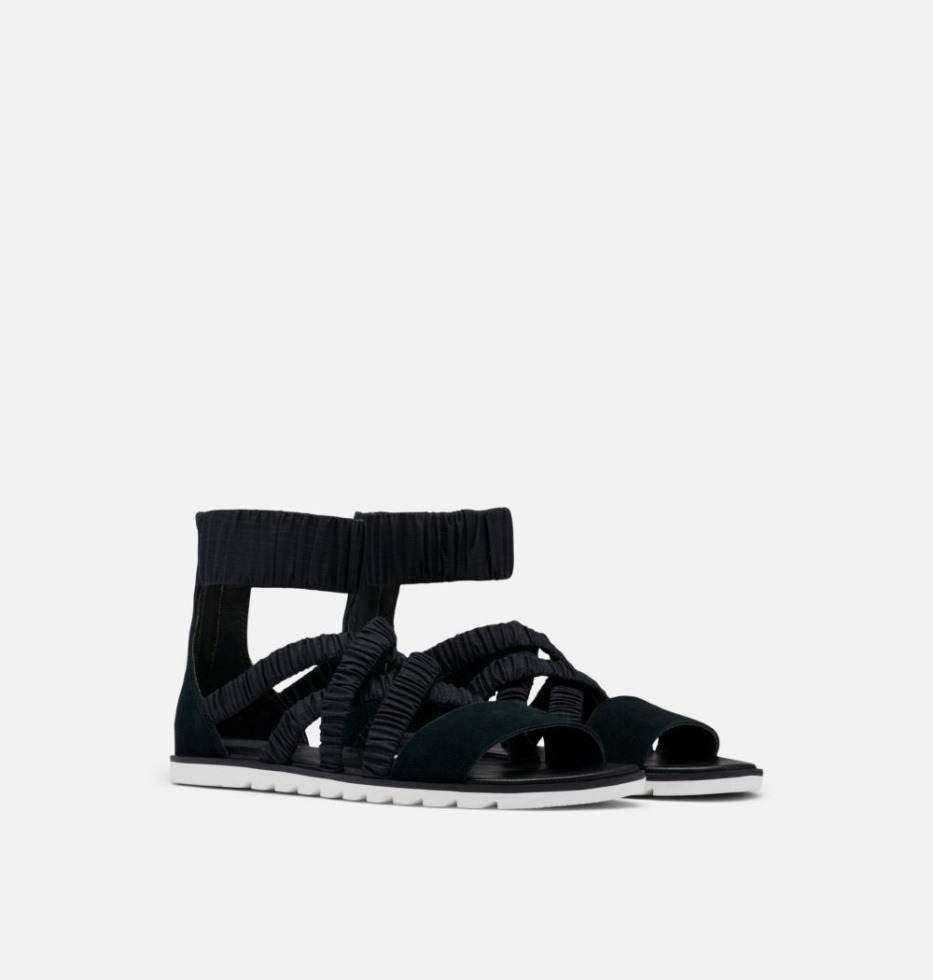 Black-sea Salt Sorel Switzerland Ella Ii Fesselriemen Sandale Für Damen