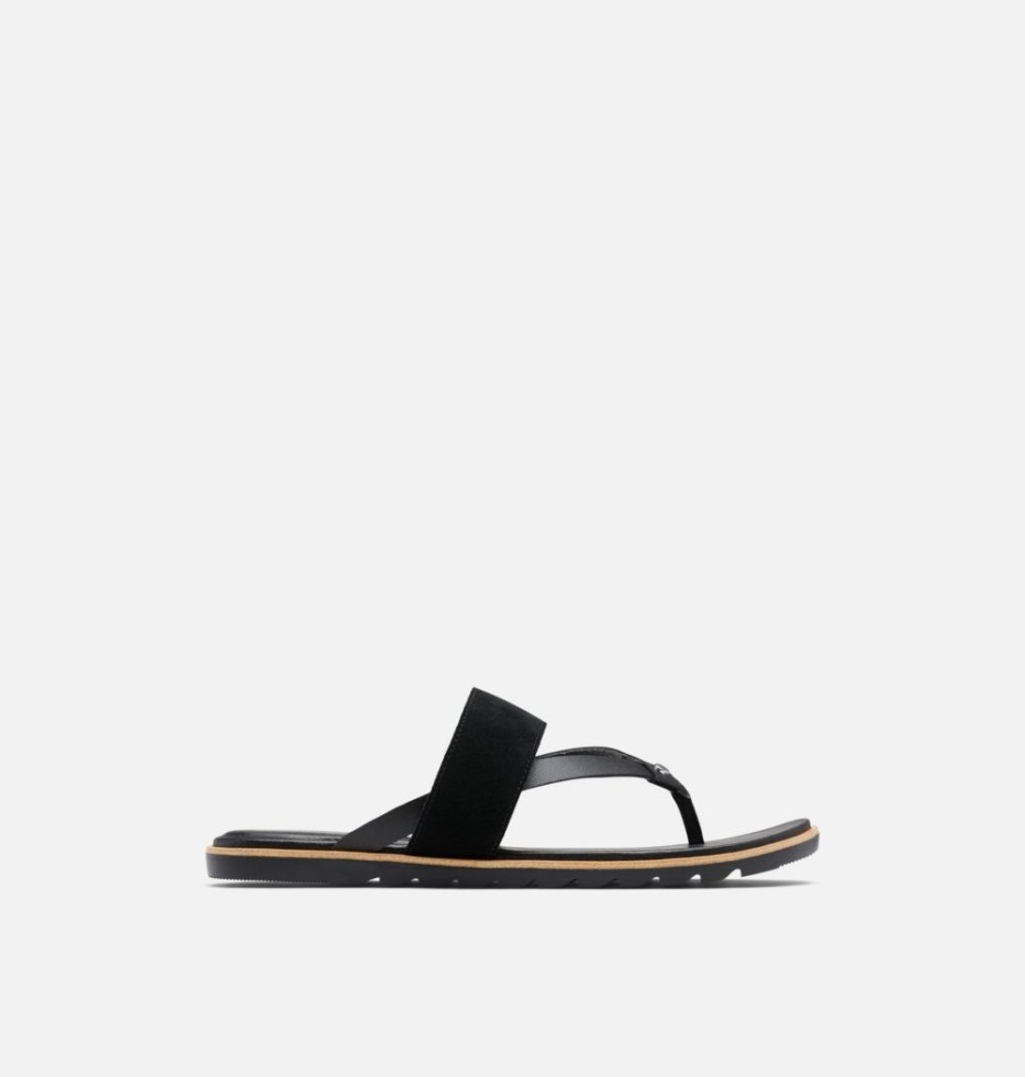 Black-sea Salt Sorel Switzerland Ella Ii Easy Flip Sandale Für Damen