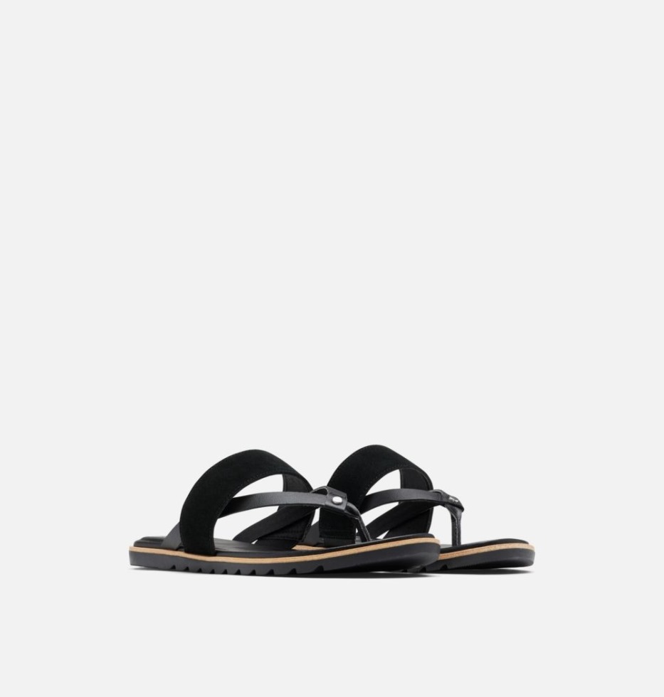 Black-sea Salt Sorel Switzerland Ella Ii Easy Flip Sandale Für Damen