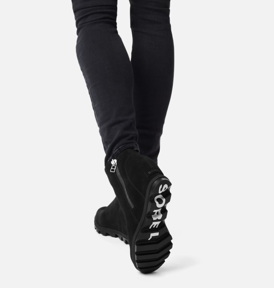 Black-sea Salt Sorel Schweiz Frauen Joan Of Arctic Wedge Ii Zip Bootie