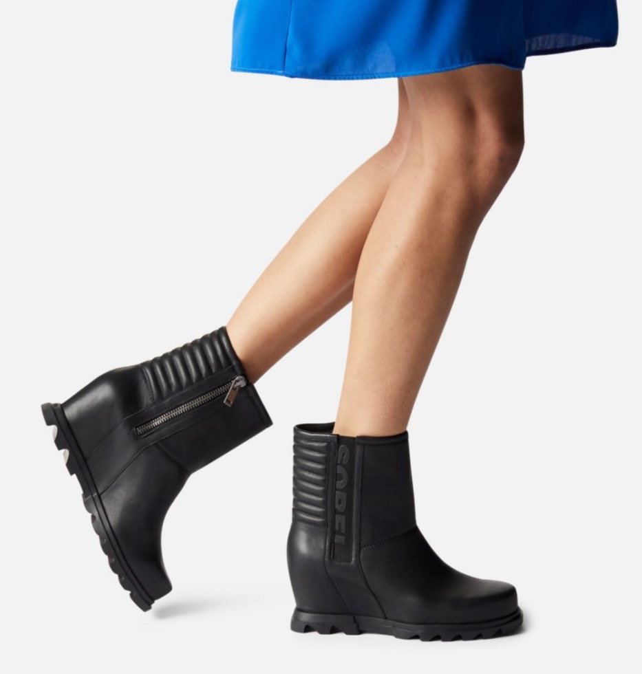 Black-sea Salt Sorel Schweiz Frauen Joan Of Arctic Wedge Iii Moto Bootie