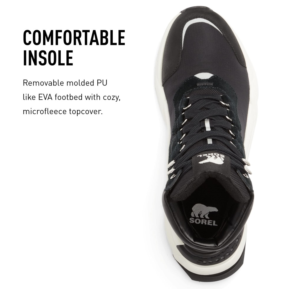 Black Sea Salt Sorel Kinetic Rnegd Conquest Boot Wasserdichte Lederwinterstiefel Für Damen