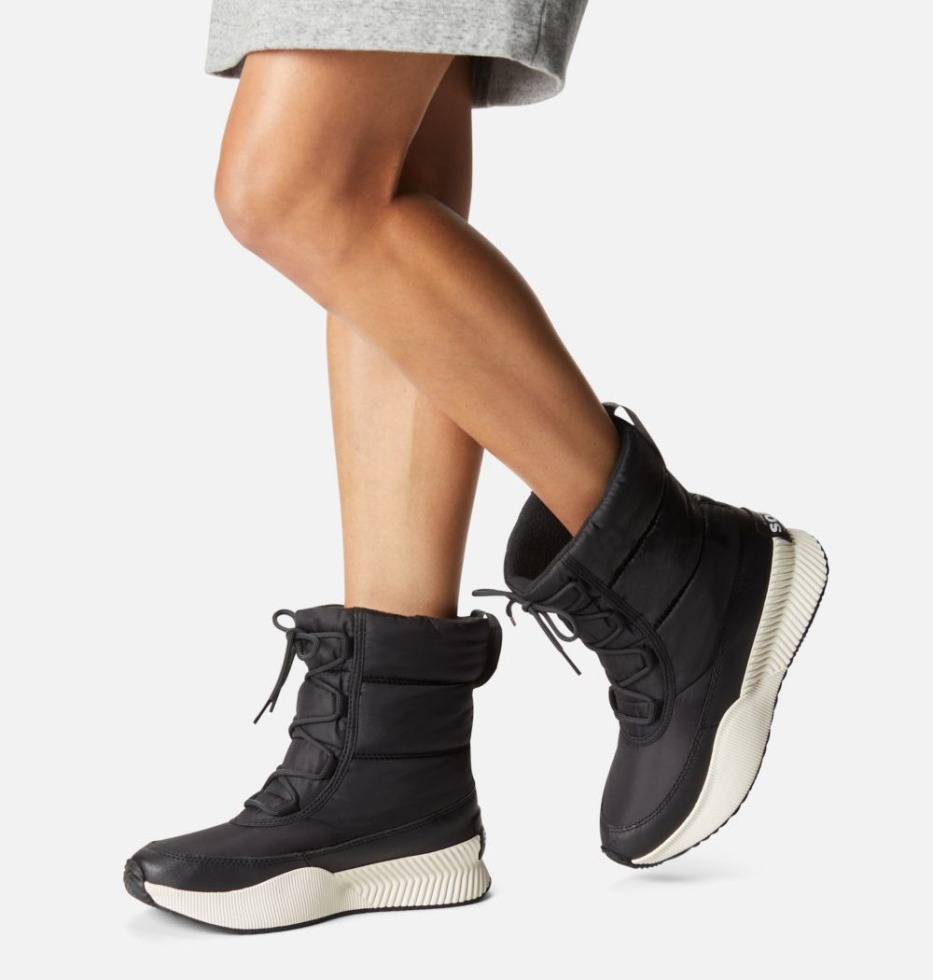 Black-sea Salt Sorel Schweiz Damen Out 'n About Iii Bauschiger Spitzenstiefel