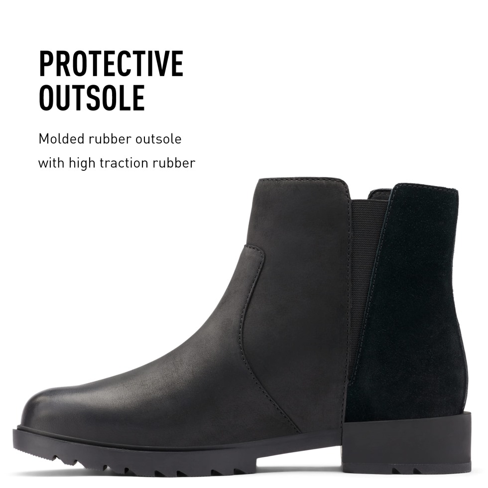 Black Sea Salt Emelie Ii Zip Wasserdichter Damenstiefel Sorel Schweiz