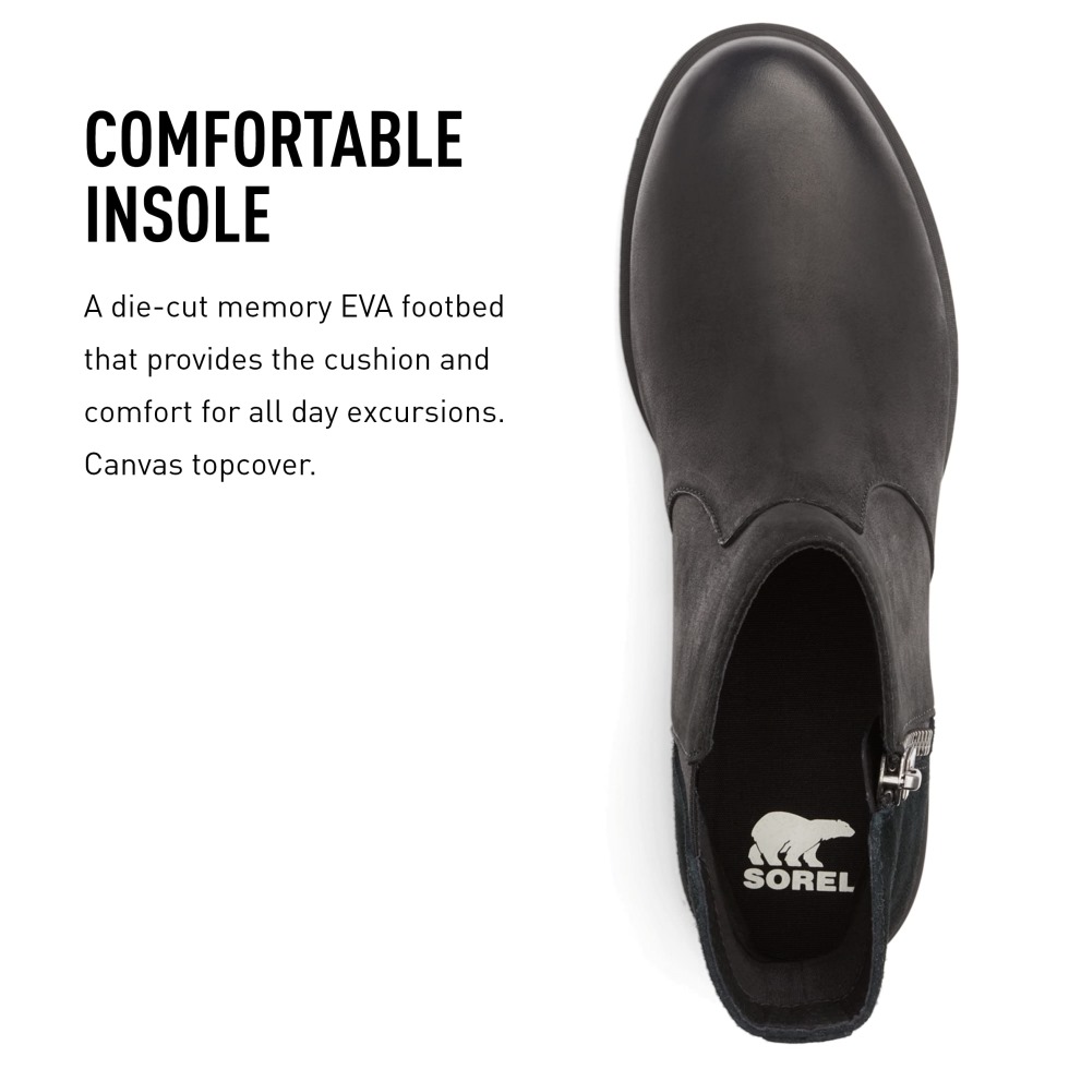 Black Sea Salt Emelie Ii Zip Wasserdichter Damenstiefel Sorel Schweiz