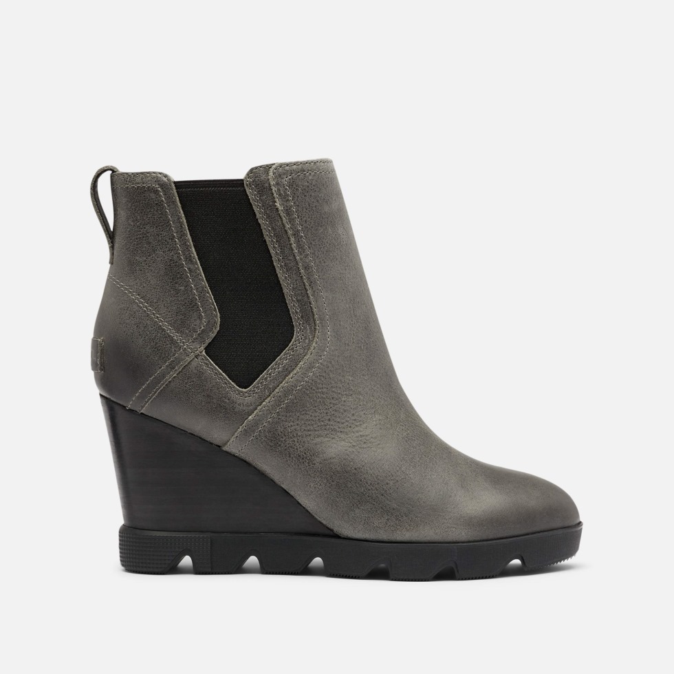 Schwarz/silber/salbei Sorel Schweiz Damen Joan Uptown Chelsea Boot Regenwasserfest