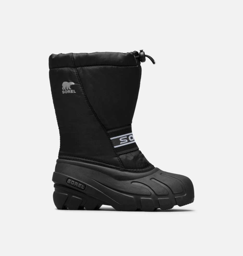 Black Sorel Switzerland Kinder Cub Stiefel