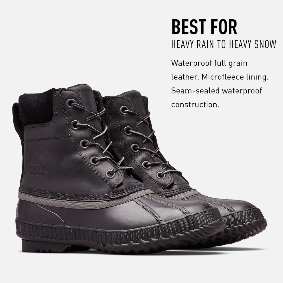Black Sorel Schweiz Herren Schneestiefel