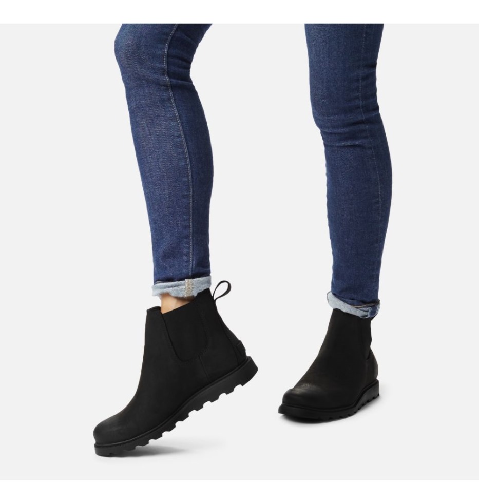 Black Sorel Schweiz Ainsley Chelsea Boot Für Damen
