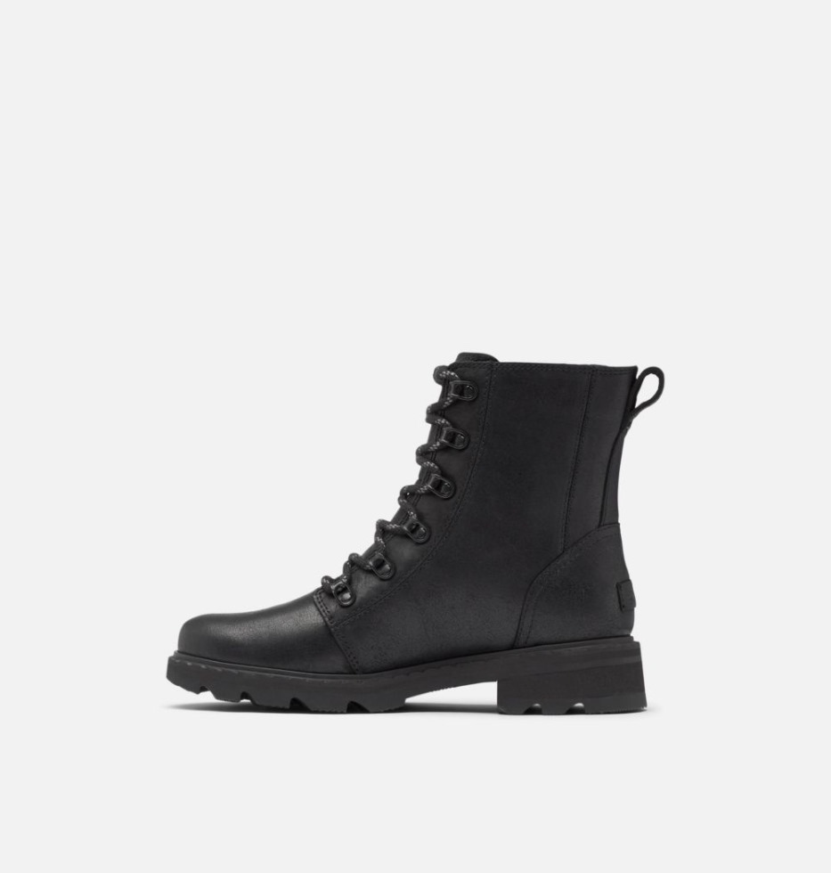 Black Sorel Switzerland Wasserfester Lennox-Schnürstiefel Für Damen