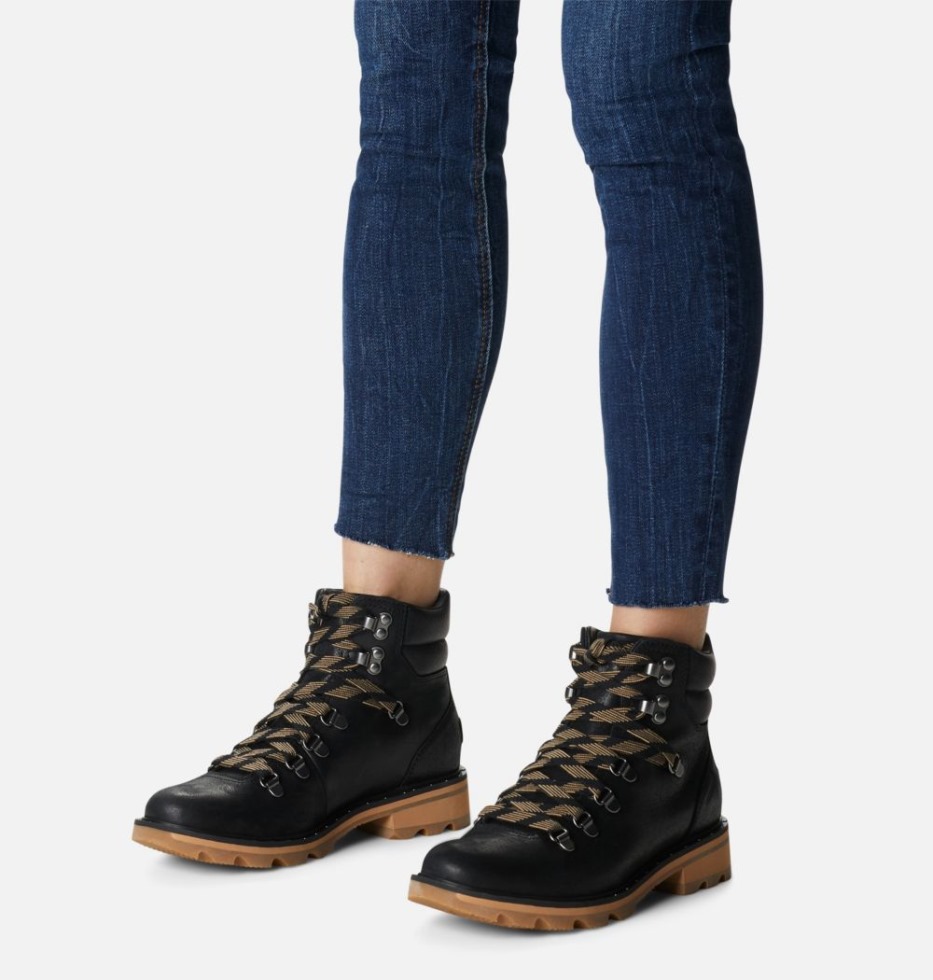 Black-tawny Buff Sorel Schweiz Damen Lennox Hiker Bootie