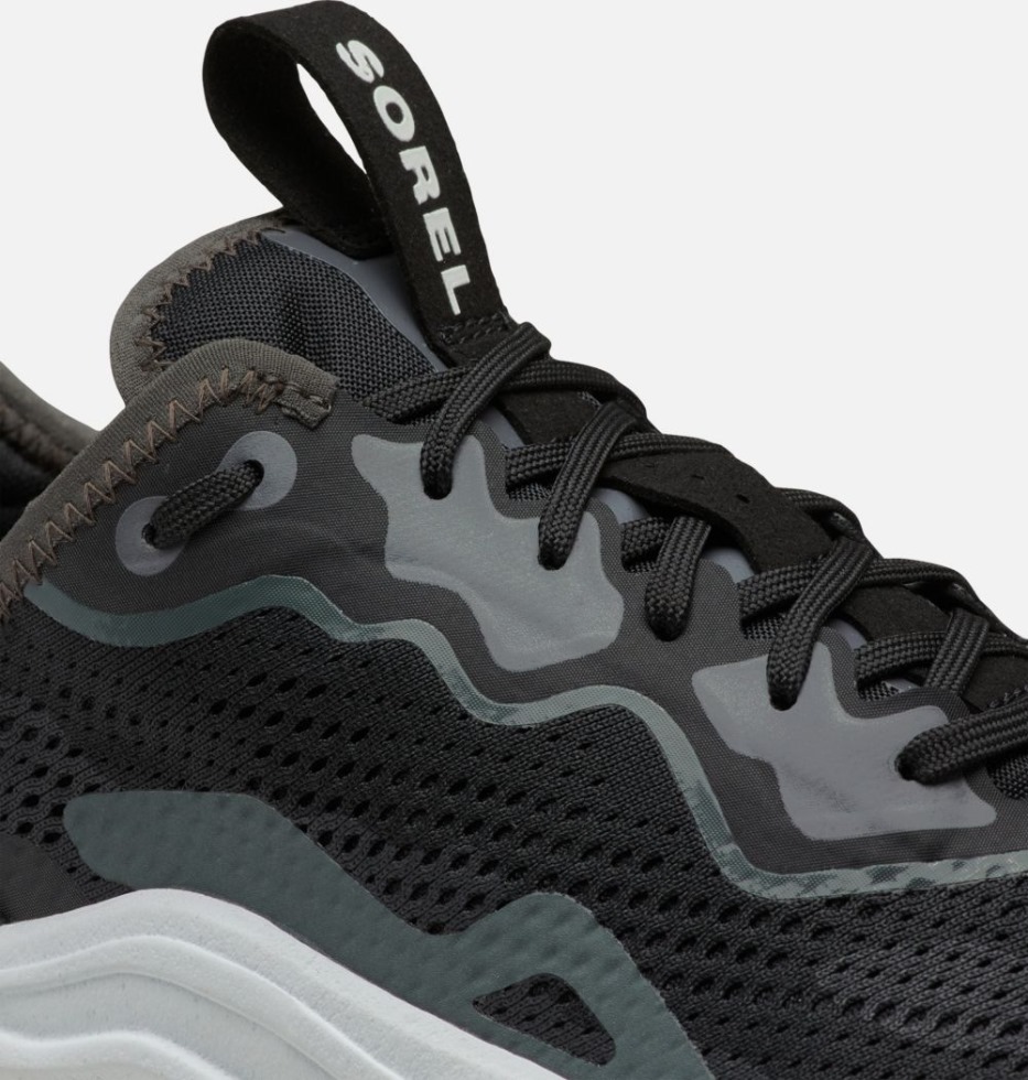 Schwarz-weißer Sorel Switzerland Kinetic Breakthru Day Lace Sneaker Für Herren