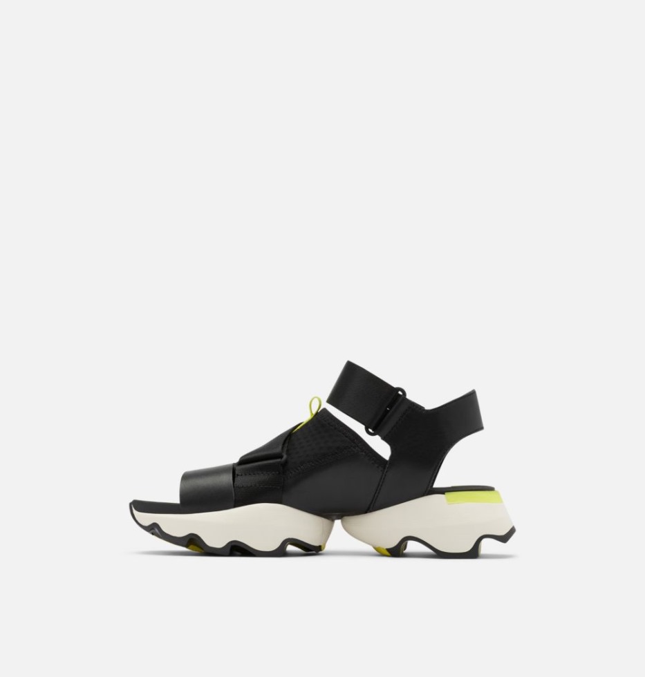 Schwarze Kinetic Impact Sportliche Damensandale Sorel Schweiz