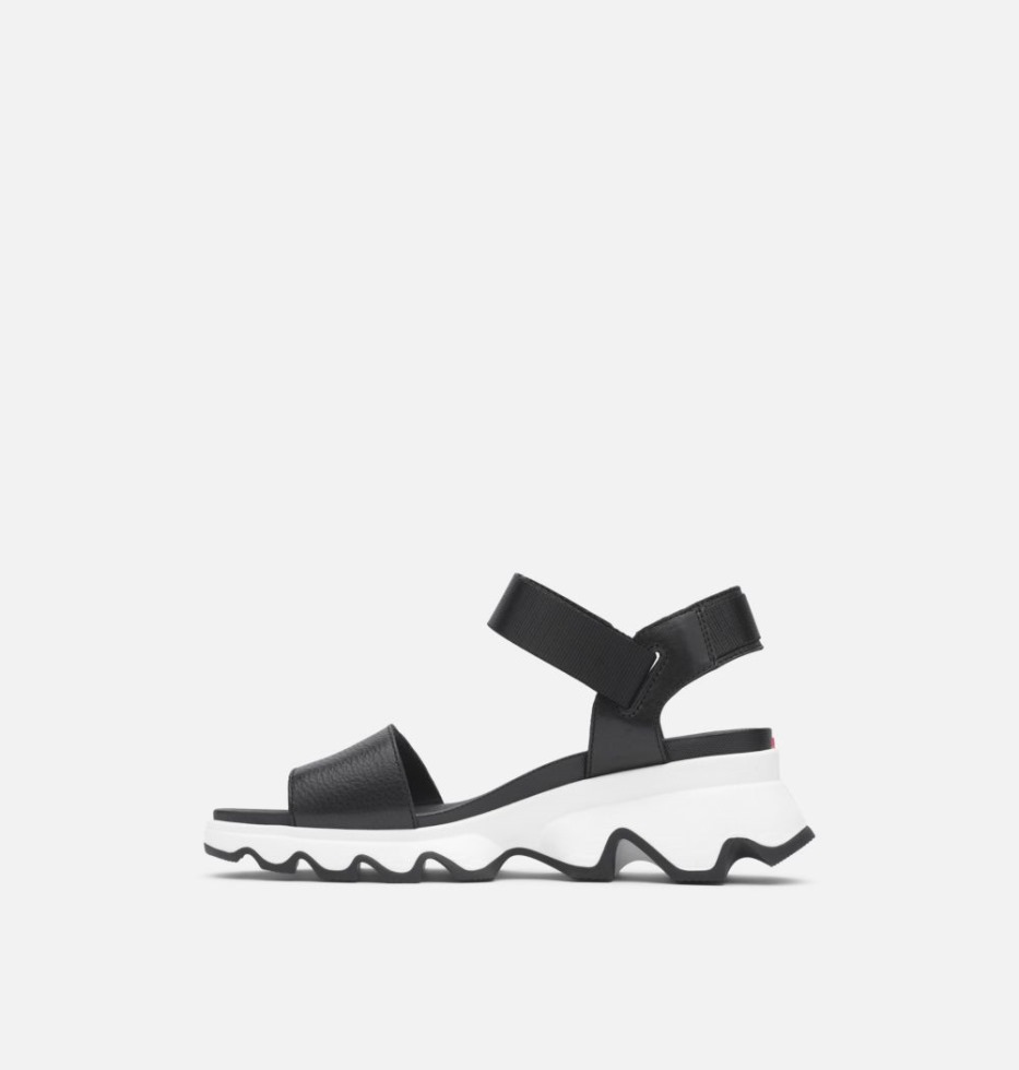 Schwarze Kinetische Damensandale Sorel Schweiz