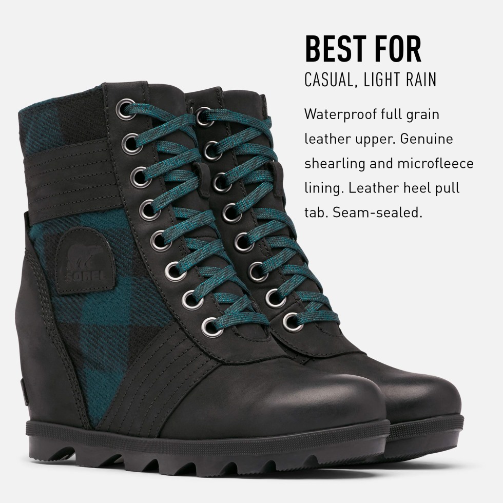 Schwarze Damen Lexie Wedge Sorel Schweiz