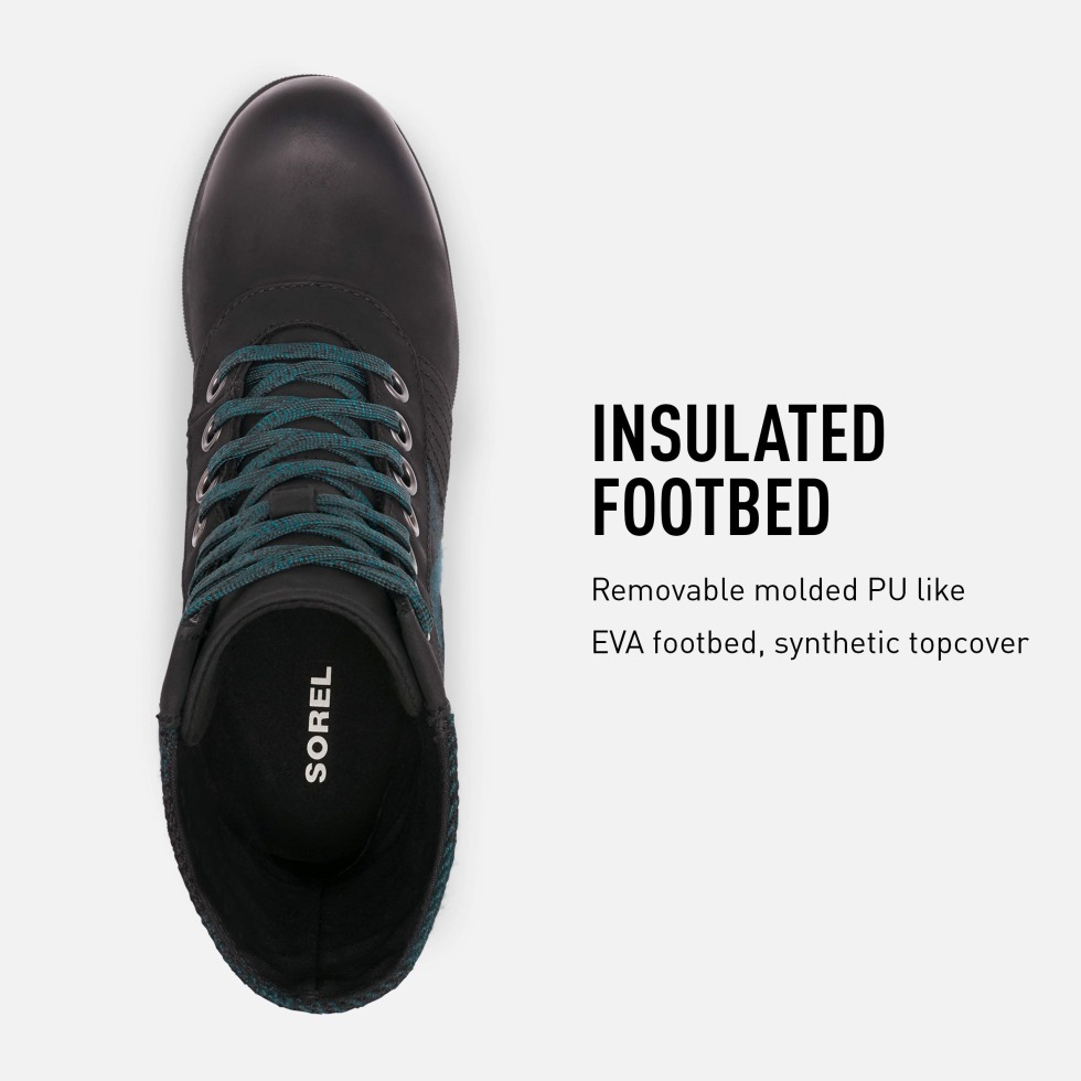 Schwarze Damen Lexie Wedge Sorel Schweiz