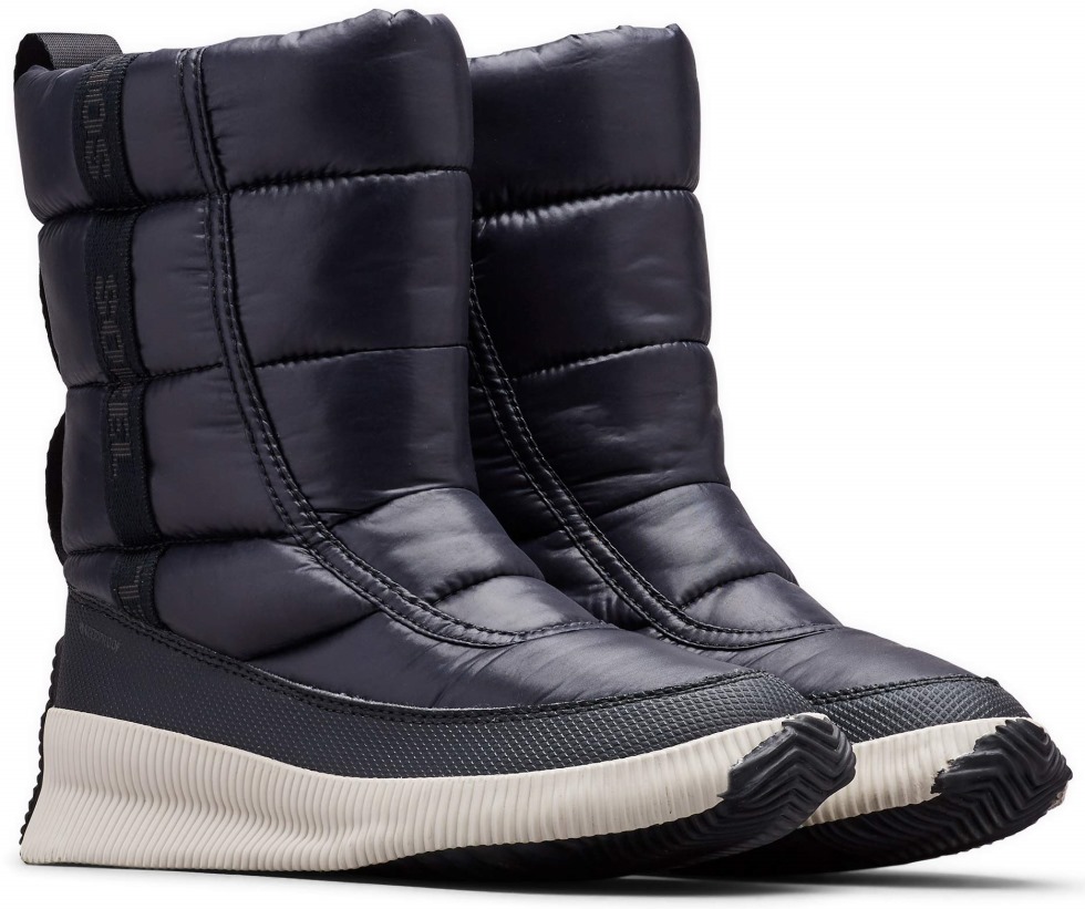 Black Damen Out N About Puffy Mid Wanderschuh Sorel Schweiz