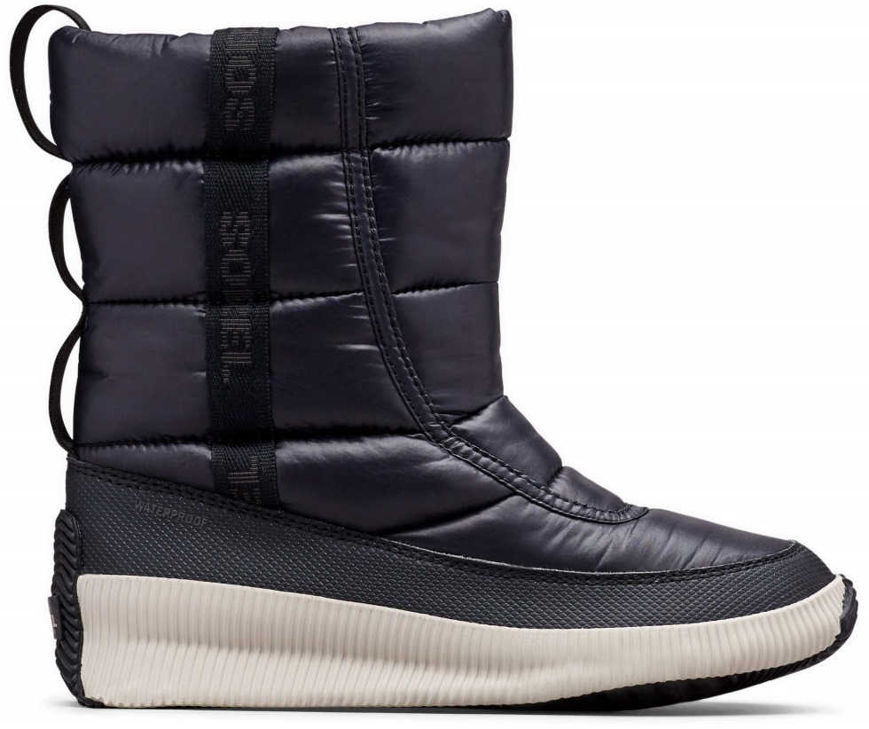 Black Damen Out N About Puffy Mid Wanderschuh Sorel Schweiz