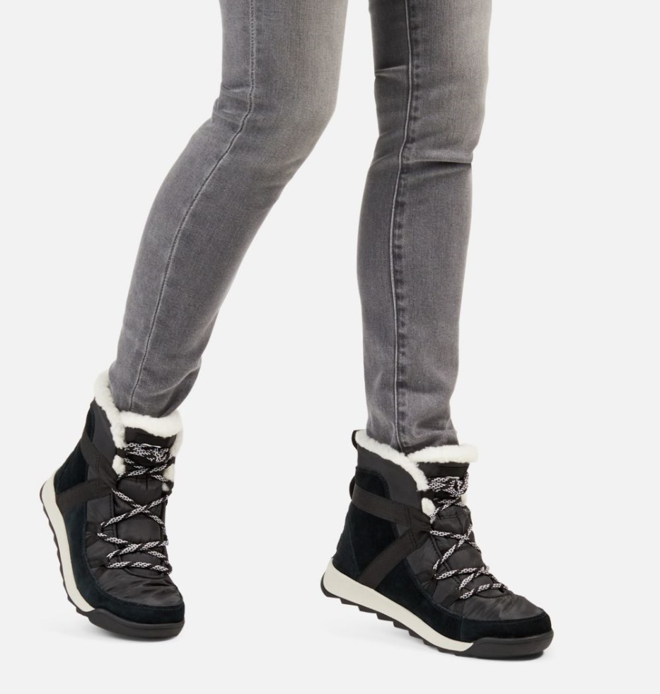 Schwarze Whitney Ii Flurry Lammfellstiefel Für Damen Sorel Schweiz