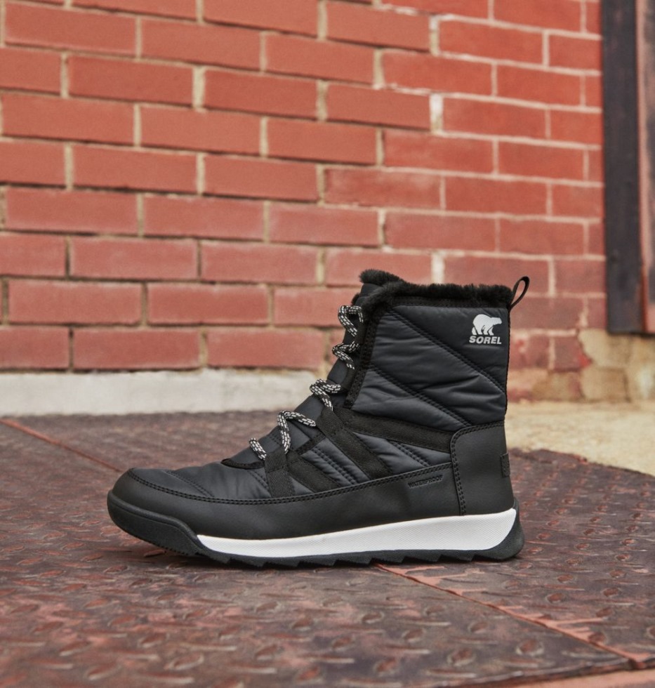 Schwarzer Damen-whitney Ii Kurzer Spitzen-winterstiefel Sorel Switzerland