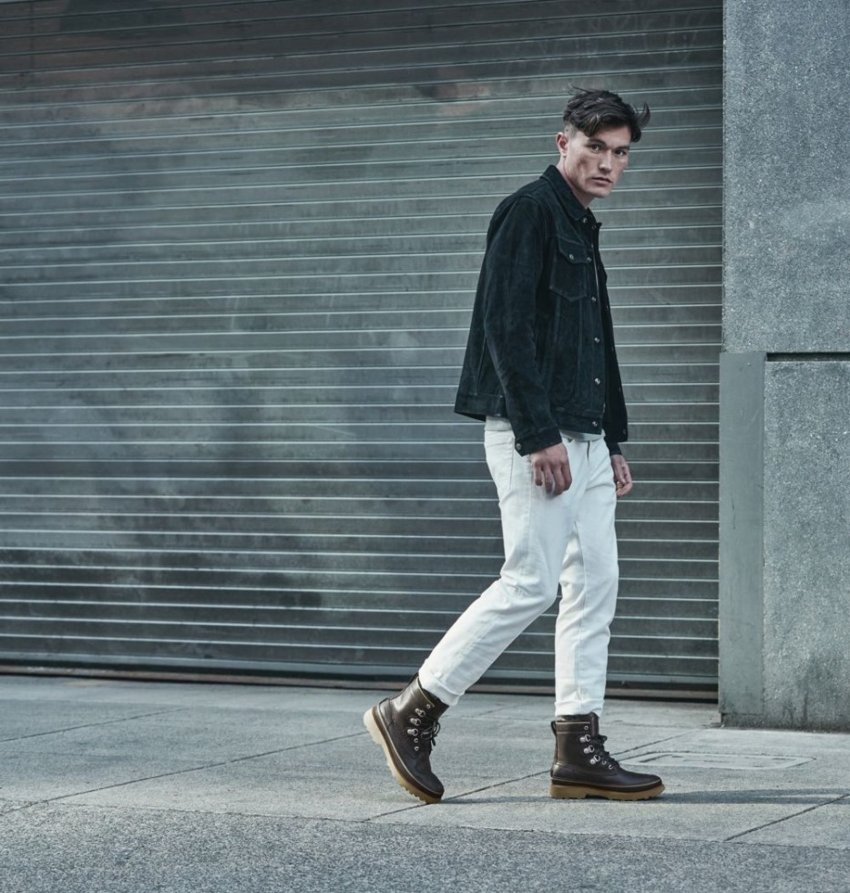 Geschwärzter Braun-schwarzer Karibu-straßenstiefel Für Herren Sorel Schweiz