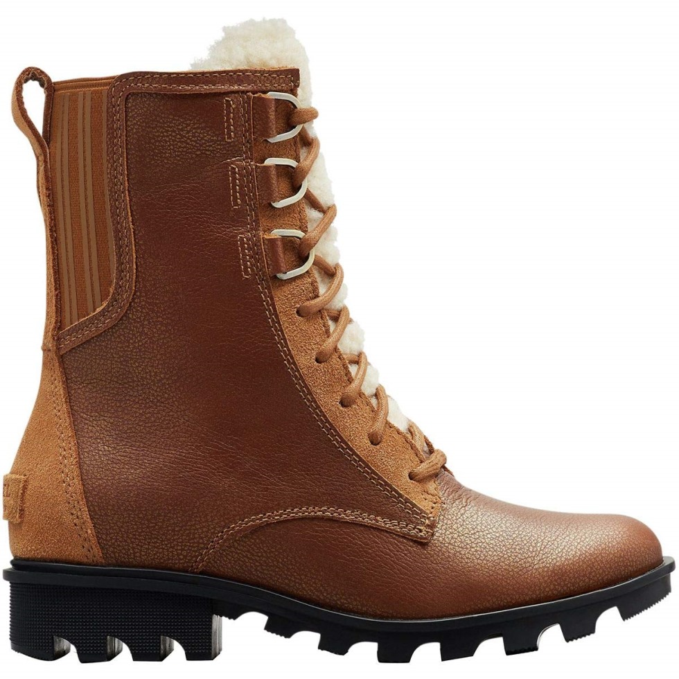 Brauner Shearling-Stiefel Aus Phönix-Spitze Für Damen Sorel Switzerland