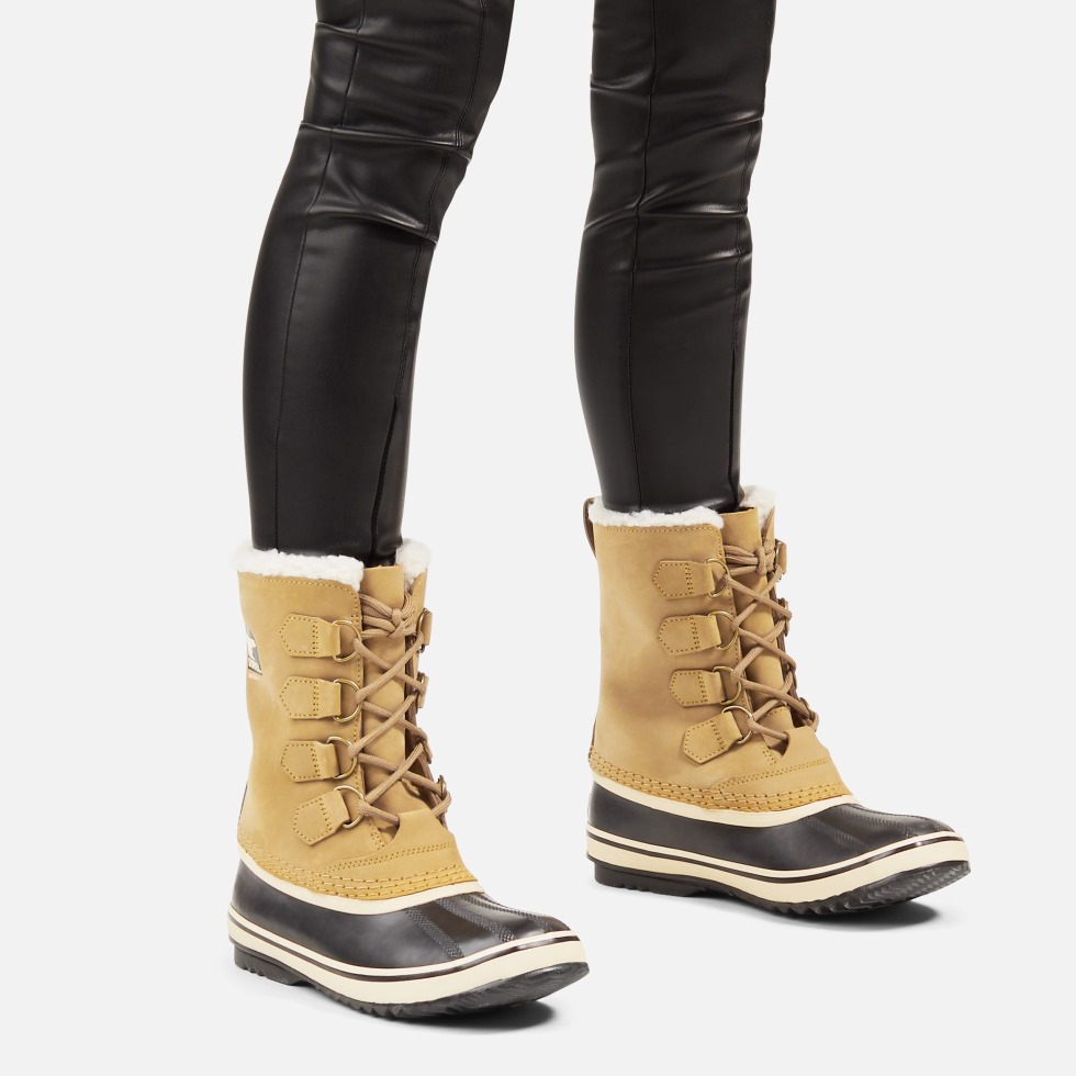 Buff Black Sorel Schweiz Damen Winterstiefel 1964 Pac 2 Wp