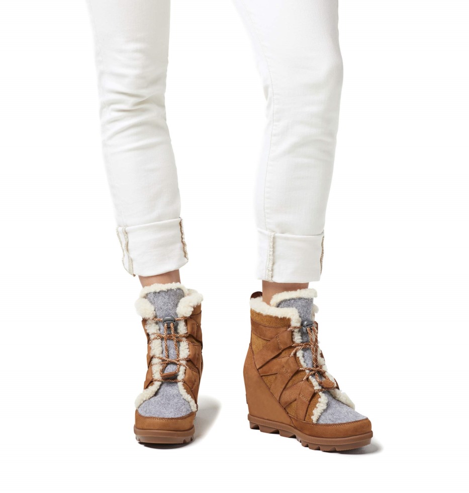 Camel Brown Joan Of Arctic Camel Brown Wedge Ii Cosy Boot Sorel Schweiz