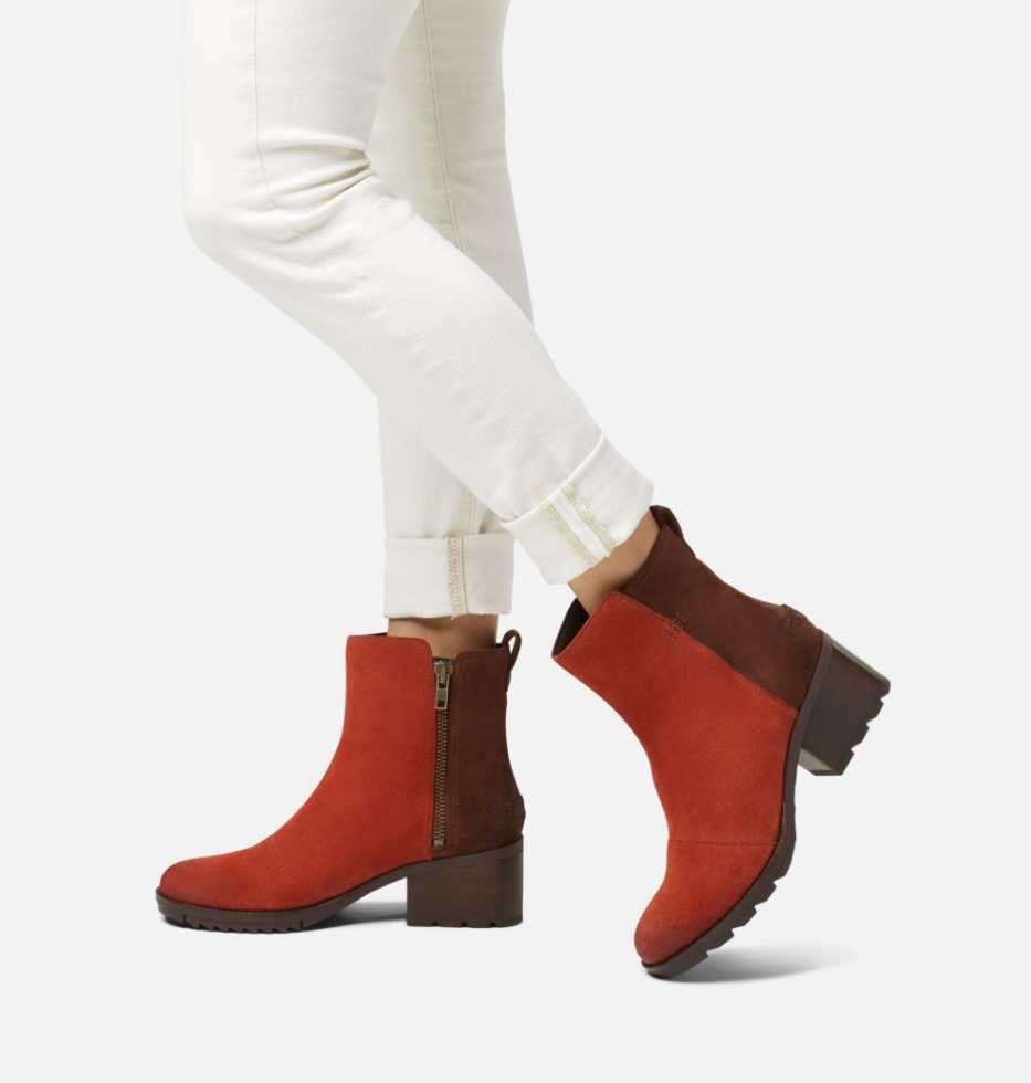 Carnelian Red Sorel Schweiz Damen Cate Bootie