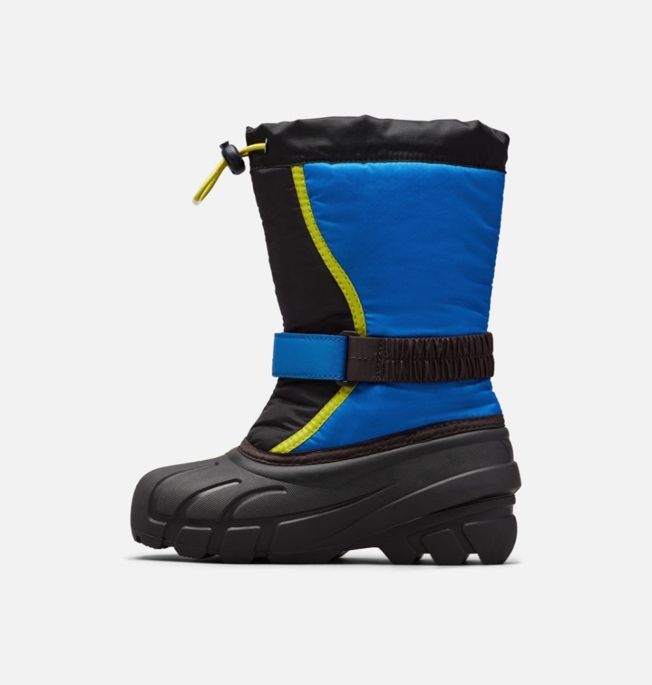 Kinder Flurry Boot Schwarz-super Blue Sorel Schweiz