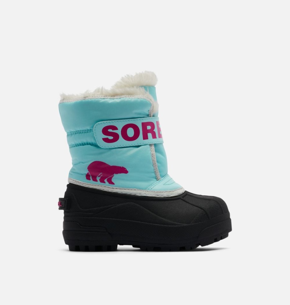 Snow Commander Kinderstiefel Ocean Surf-cactus Pink Sorel Switzerland