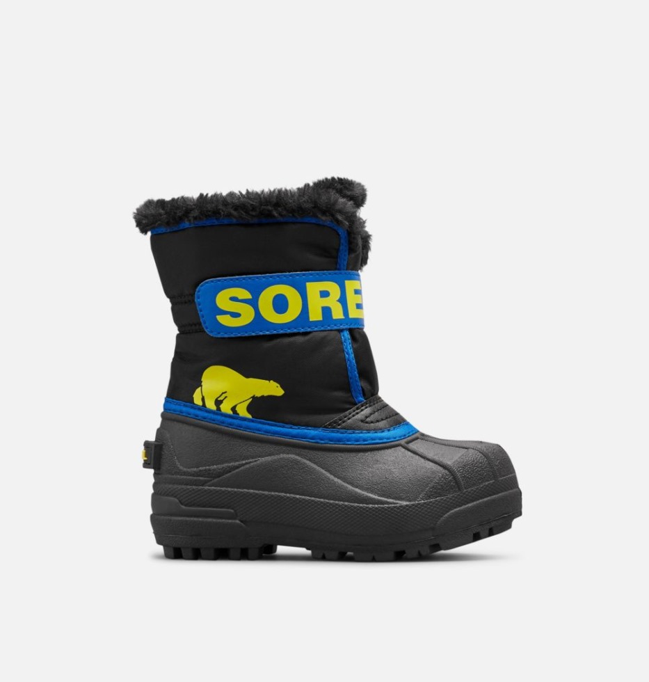 Sorel Switzerland Kinder Snow Commander Stiefel Schwarz-superblau