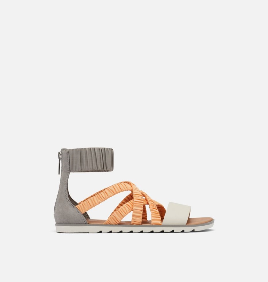 Chrome Grey-faded Spark Ella Ii Damensandale Mit Knöchelriemen Sorel Schweiz