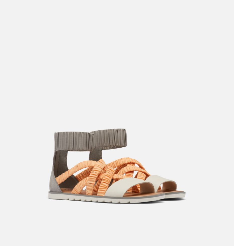 Chrome Grey-faded Spark Ella Ii Damensandale Mit Knöchelriemen Sorel Schweiz