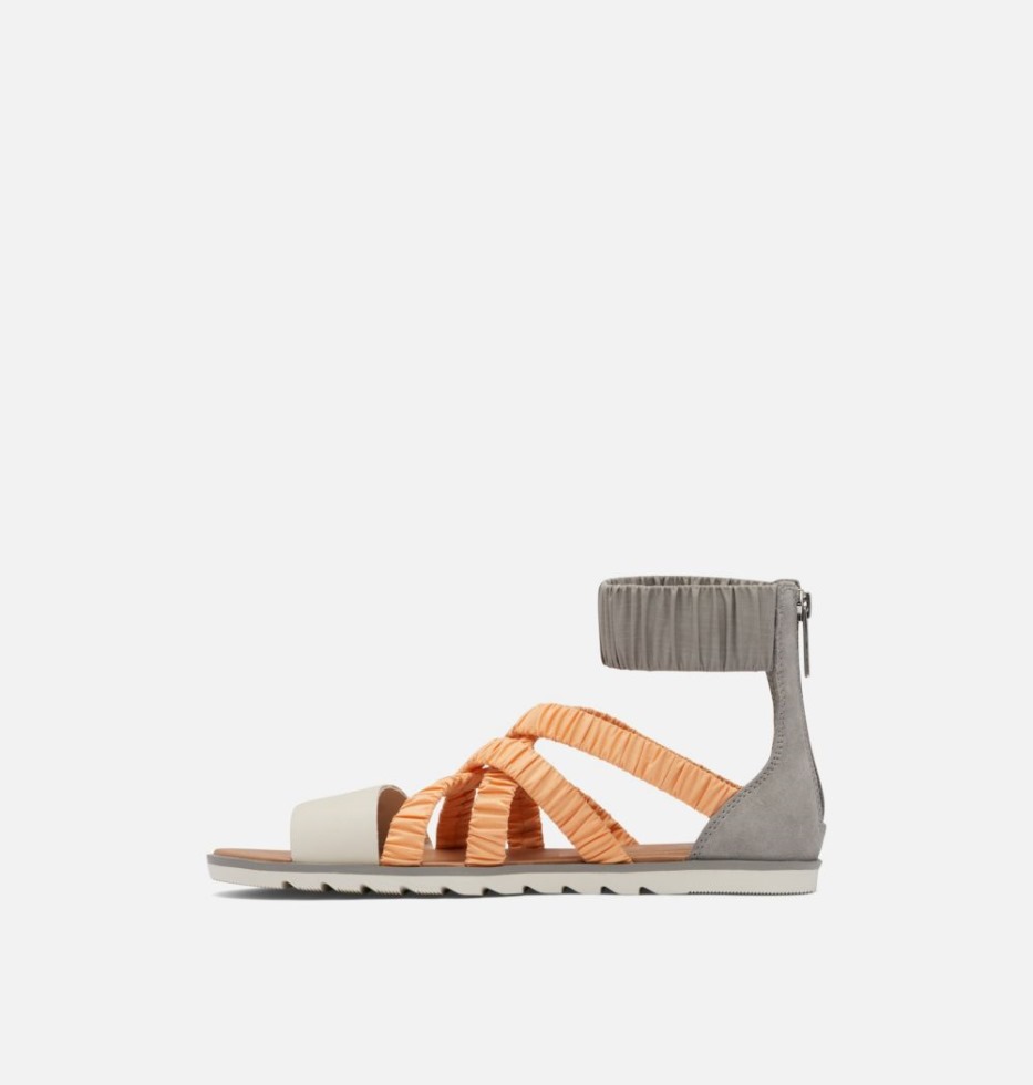 Chrome Grey-faded Spark Ella Ii Damensandale Mit Knöchelriemen Sorel Schweiz