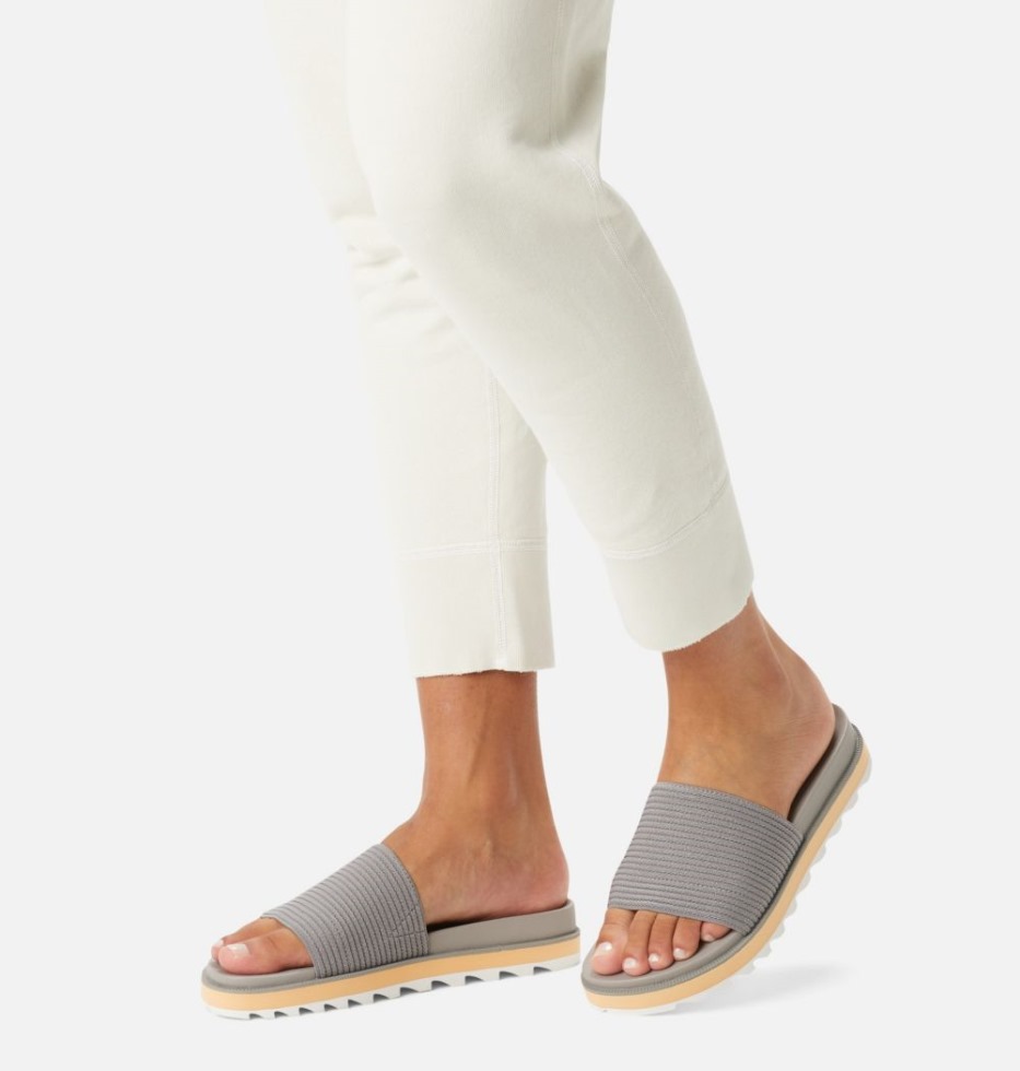 Chromgrau-seesalz Roaming Easy Slide Damensandale Sorel Schweiz