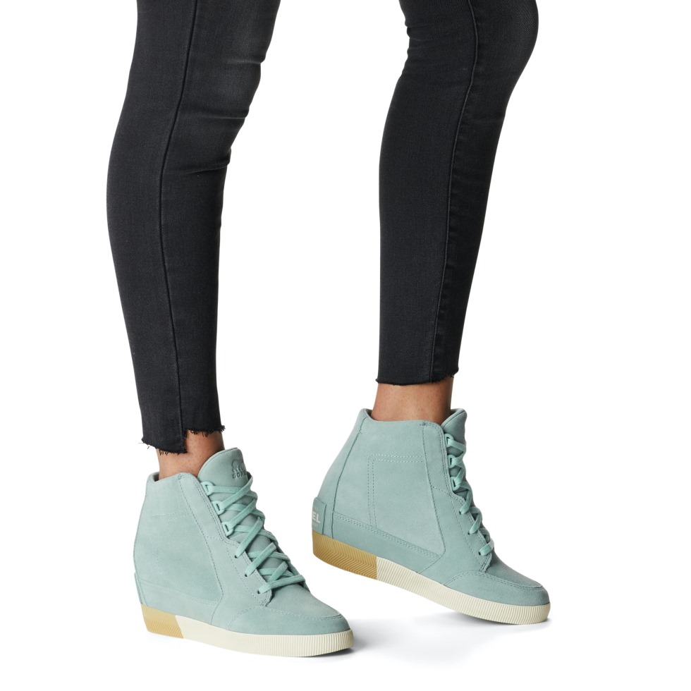 Cremige Blaue Kreide Damen Out 'n About Keilstiefel Sorel Schweiz